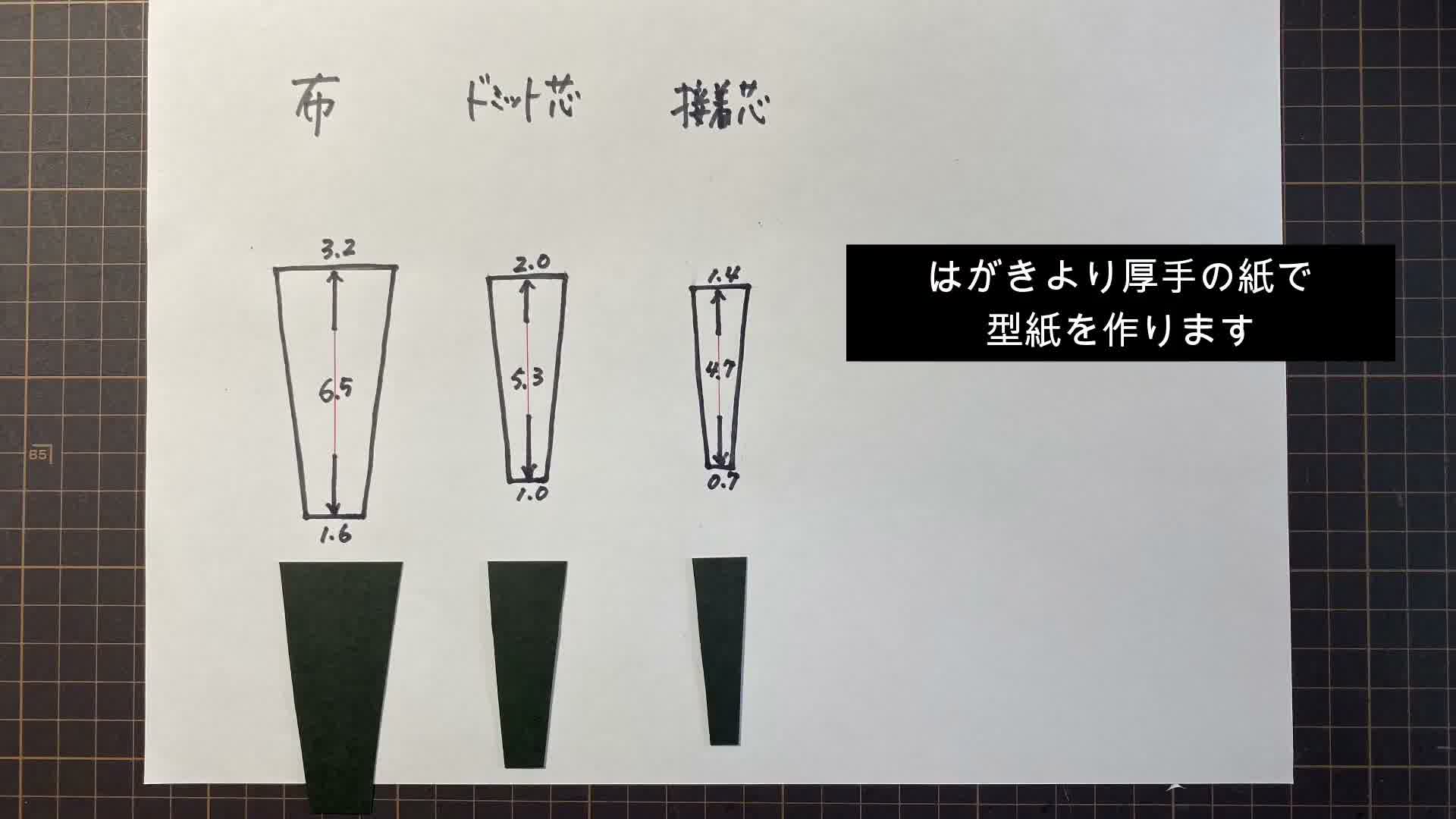 手芸の手順画像